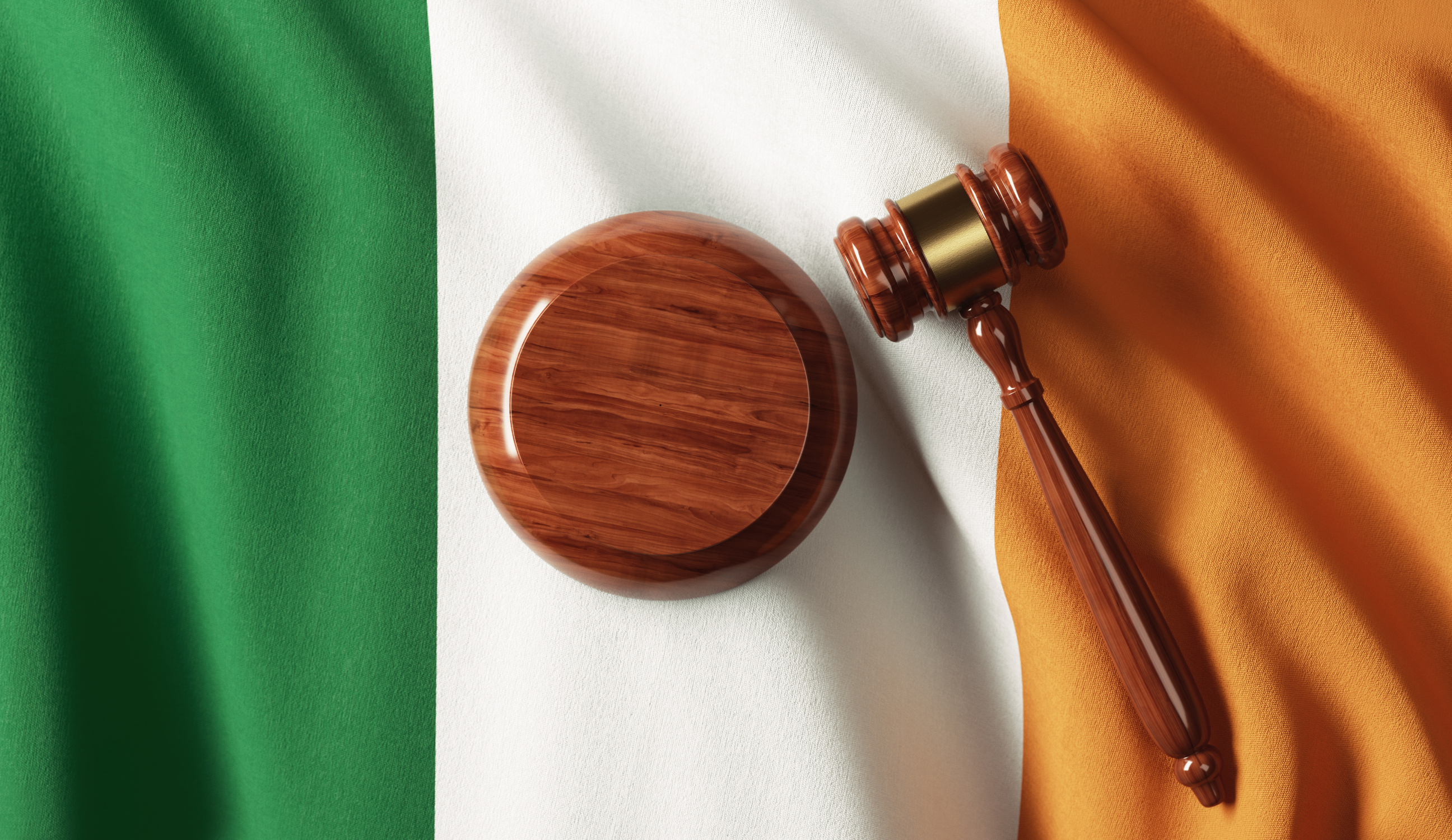 Irlandinsolvenz Irland Insolvenz Privatinsolvenz Fahne Kachel